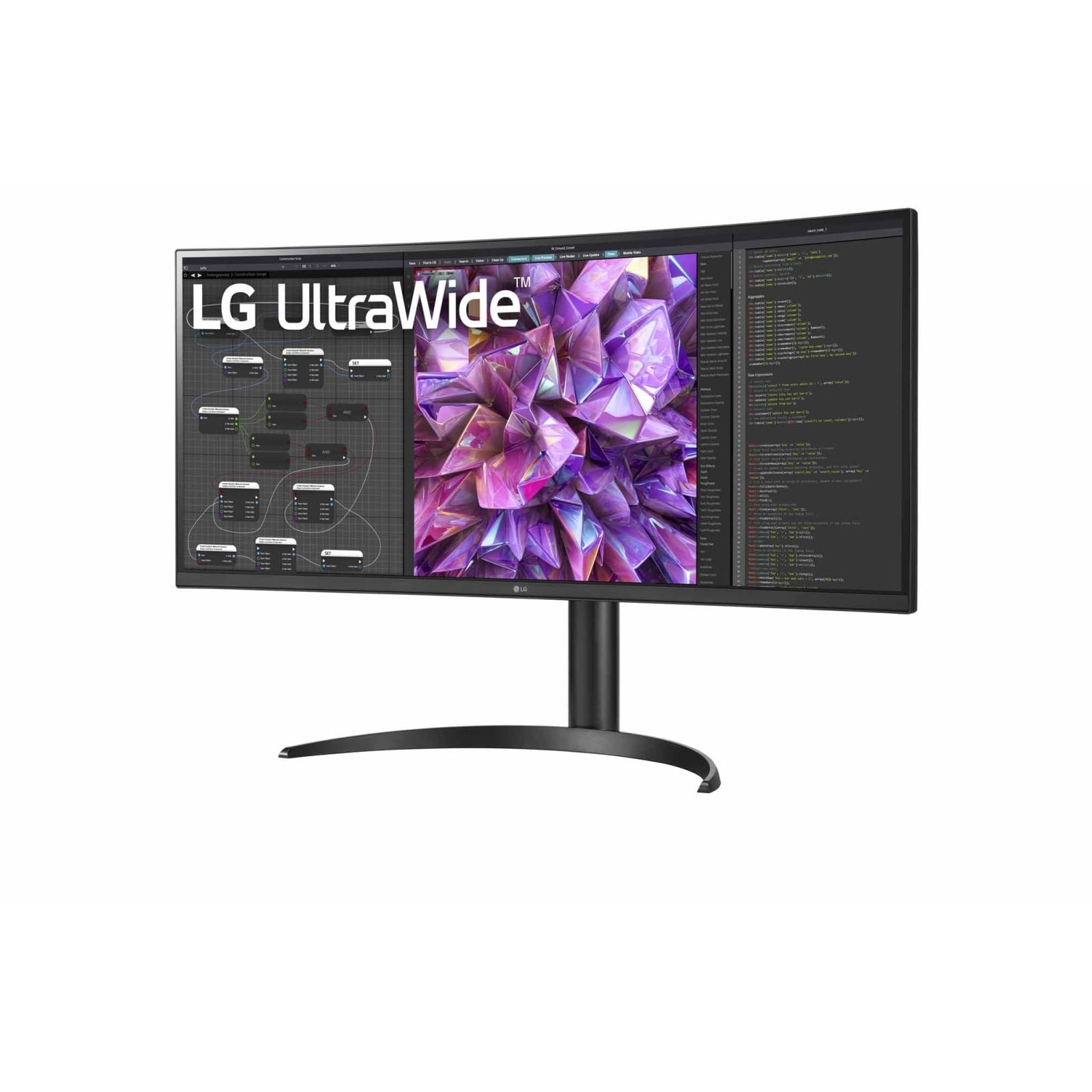 Monitor LG 34WQ75X-B / 34″ / QHD IPS LED / 5ms / HDMI + USB-C + DP / Curved - Zezë - Figura 2