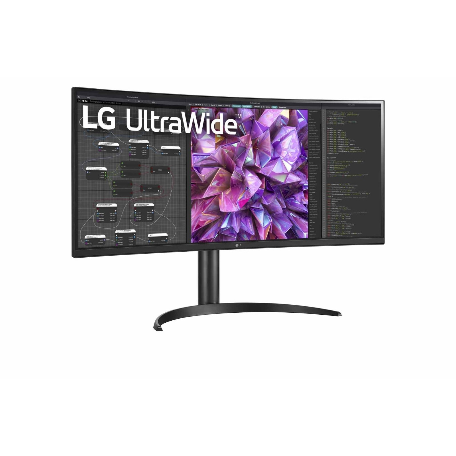 Monitor LG 34WQ75X-B / 34″ / QHD IPS LED / 5ms / HDMI + USB-C + DP / Curved - Zezë - Figura 3