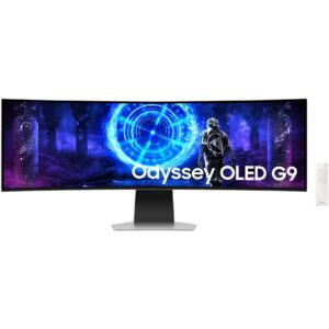 Monitor Gaming i lakuar Samsung S49DG954SU G9 / 49" Dual QHD 240 Hz 0.03 ms OLED Curved / DisplayPort, USB Type-A to USB Type-C / e bardhë
