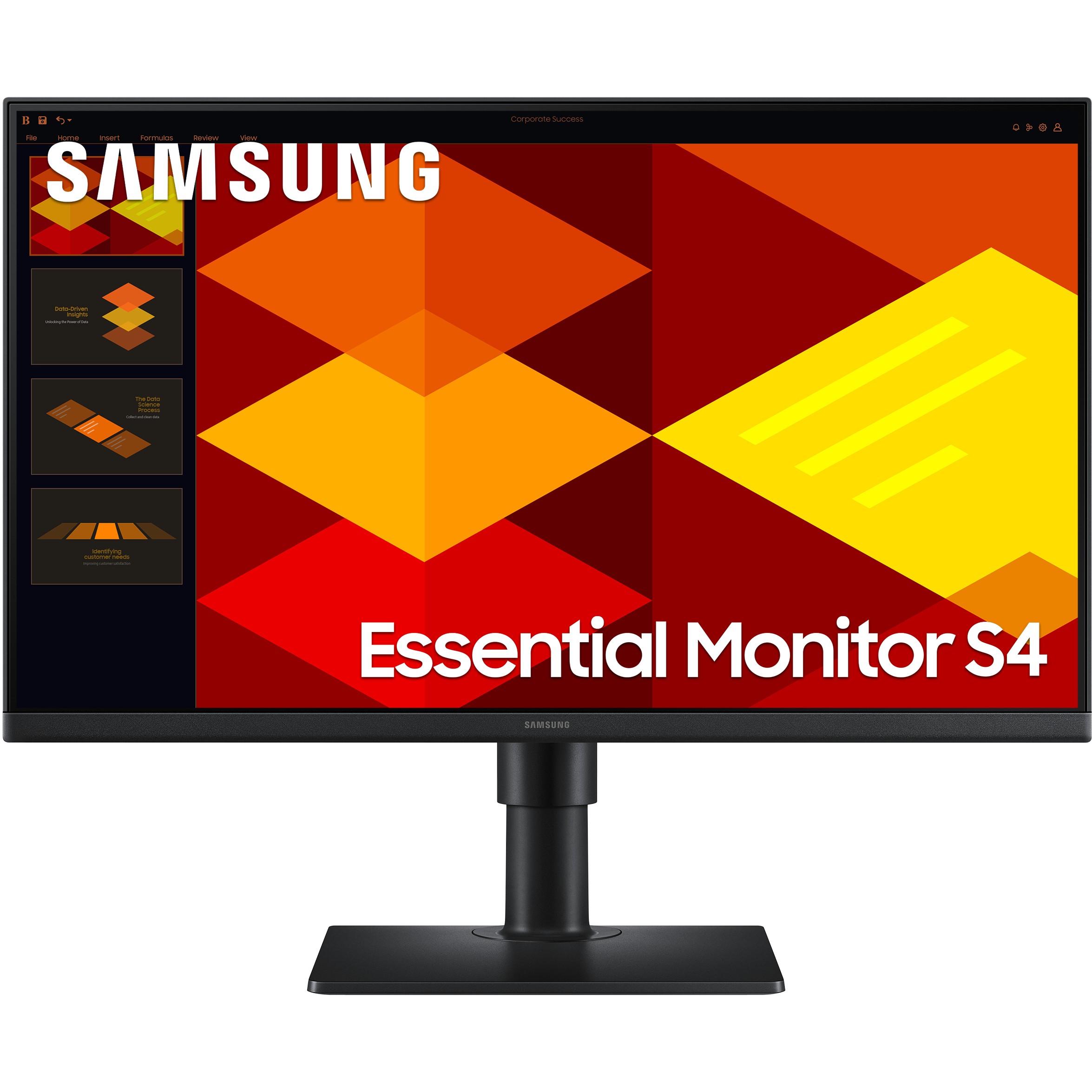 Monitor Samsung S24D406GAU / 24″ / Full HD IPS LCD / 100Hz / 5ms / DP + HDMI + USB - Zezë