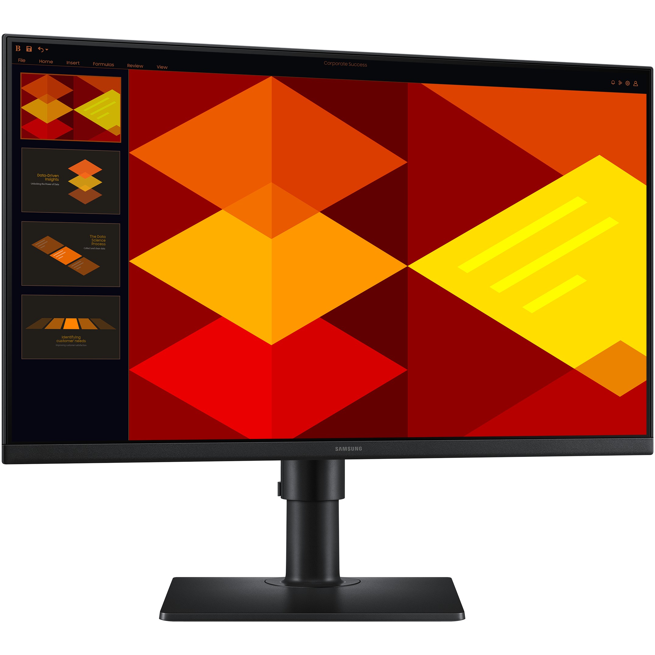 Monitor Samsung S24D406GAU / 24″ / Full HD IPS LCD / 100Hz / 5ms / DP + HDMI + USB - Zezë - Figura 3