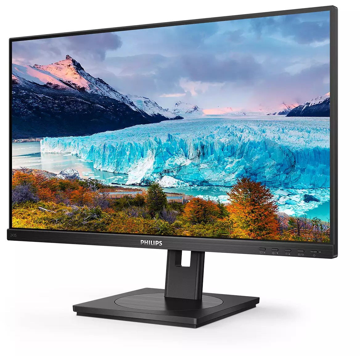 Monitor Philips 243S1 / 23.8″ / Full HD IPS LCD / 75Hz / 4ms / USB + HDMI + DP + USB-C - Zezë - Figura 4