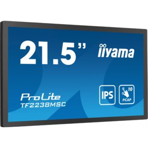 Monitor IIYAMA TF2238MSC-B1 / 21.5″ / Full HD IPS LED Touch / 5ms / HDMI + DP + USB - Zezë