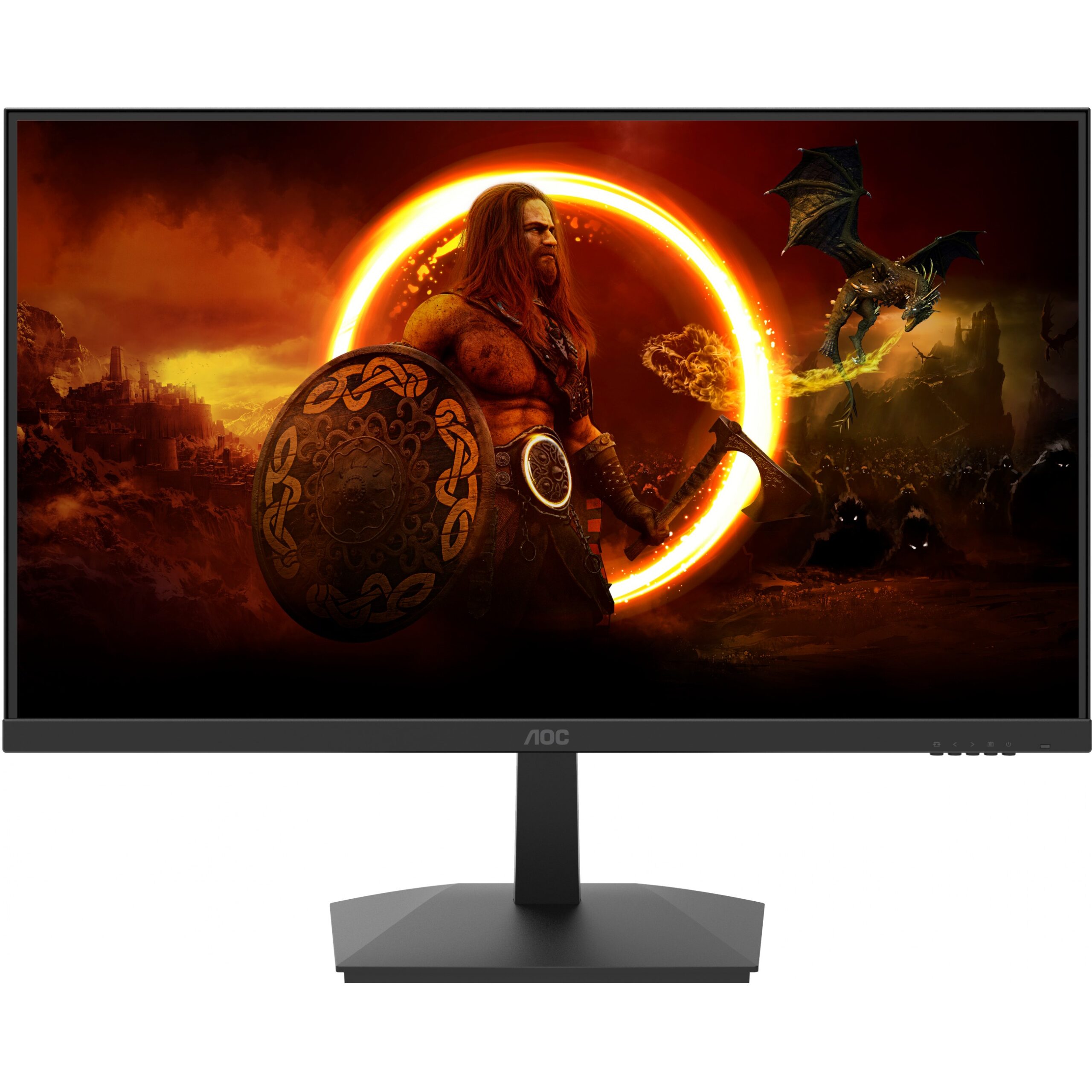 Monitor AOC 24G15N2 / 23.8″ / Full HD LED VA / 16:9 / 180 Hz / 1ms / 2x HDMI + DP / E zezë - Figura 2