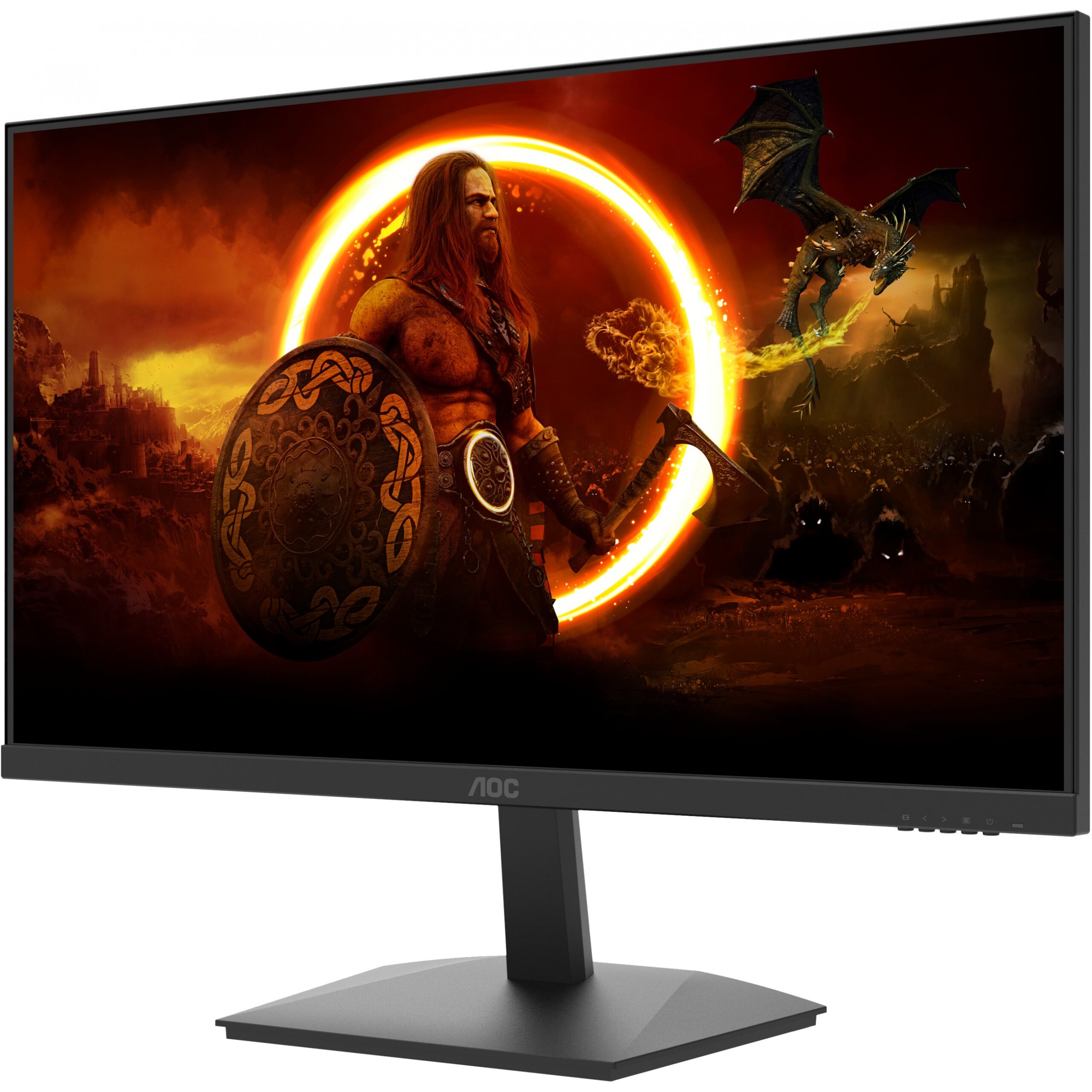 Monitor AOC 24G15N2 / 23.8″ / Full HD LED VA / 16:9 / 180 Hz / 1ms / 2x HDMI + DP / E zezë - Figura 4