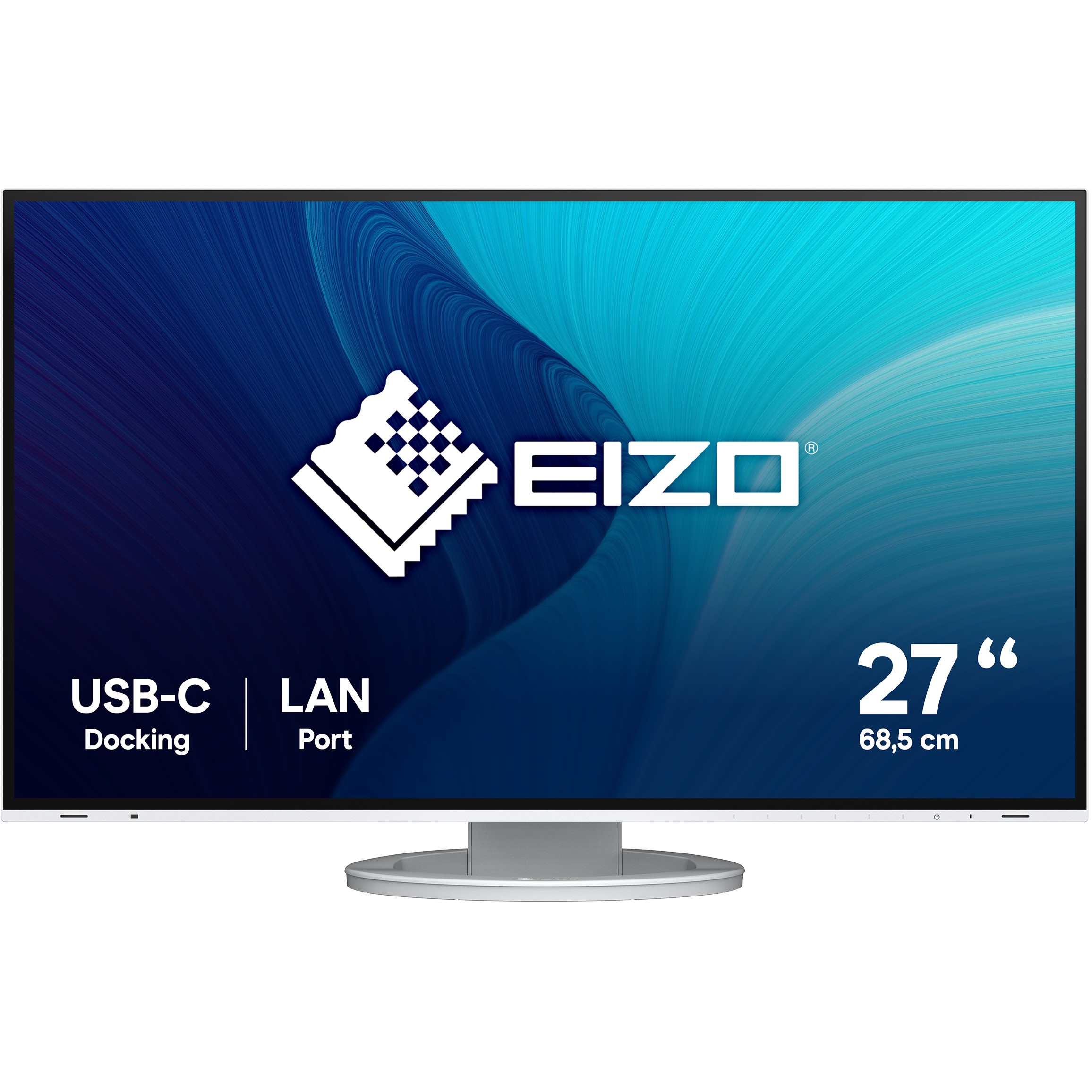 Monitor EIZO EV2795-WT / 27″ / WQHD IPS LED / 60Hz / 5ms / USB + HDMI + DP + USB-C - Bardhë
