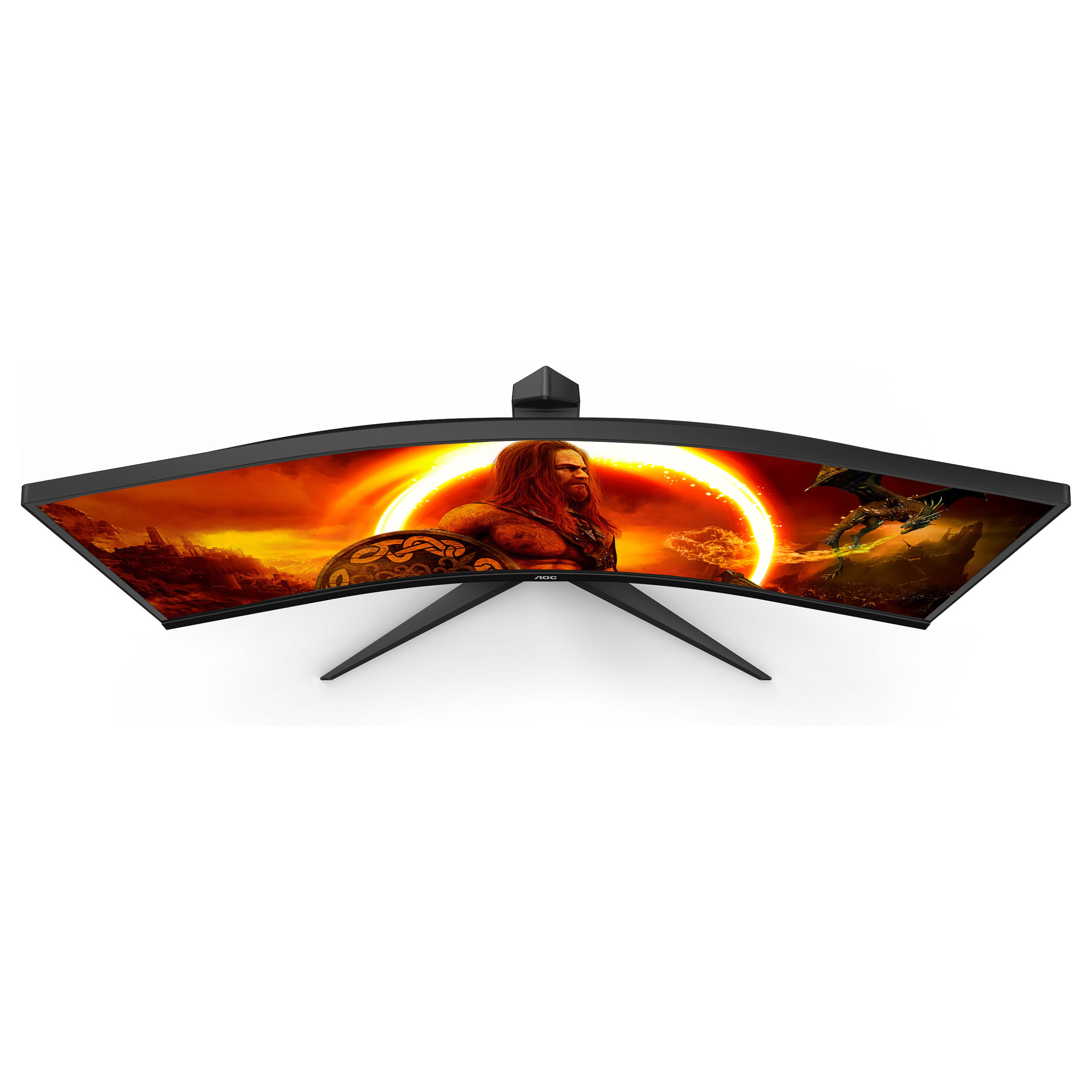 Monitor Gaming AOC CU34G2XP/BK / 34"/ UltraWide Quad HD VA / LED / Curved / 180Hz / 1ms / USB+HDMI+DP - Zezë - Figura 4