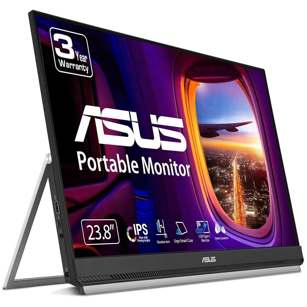 Monitor ASUS ZenScreen MB249C / 23.8″ / Full HD IPS LED / 75Hz / 5ms / USB + USB-C + HDMI - Zezë