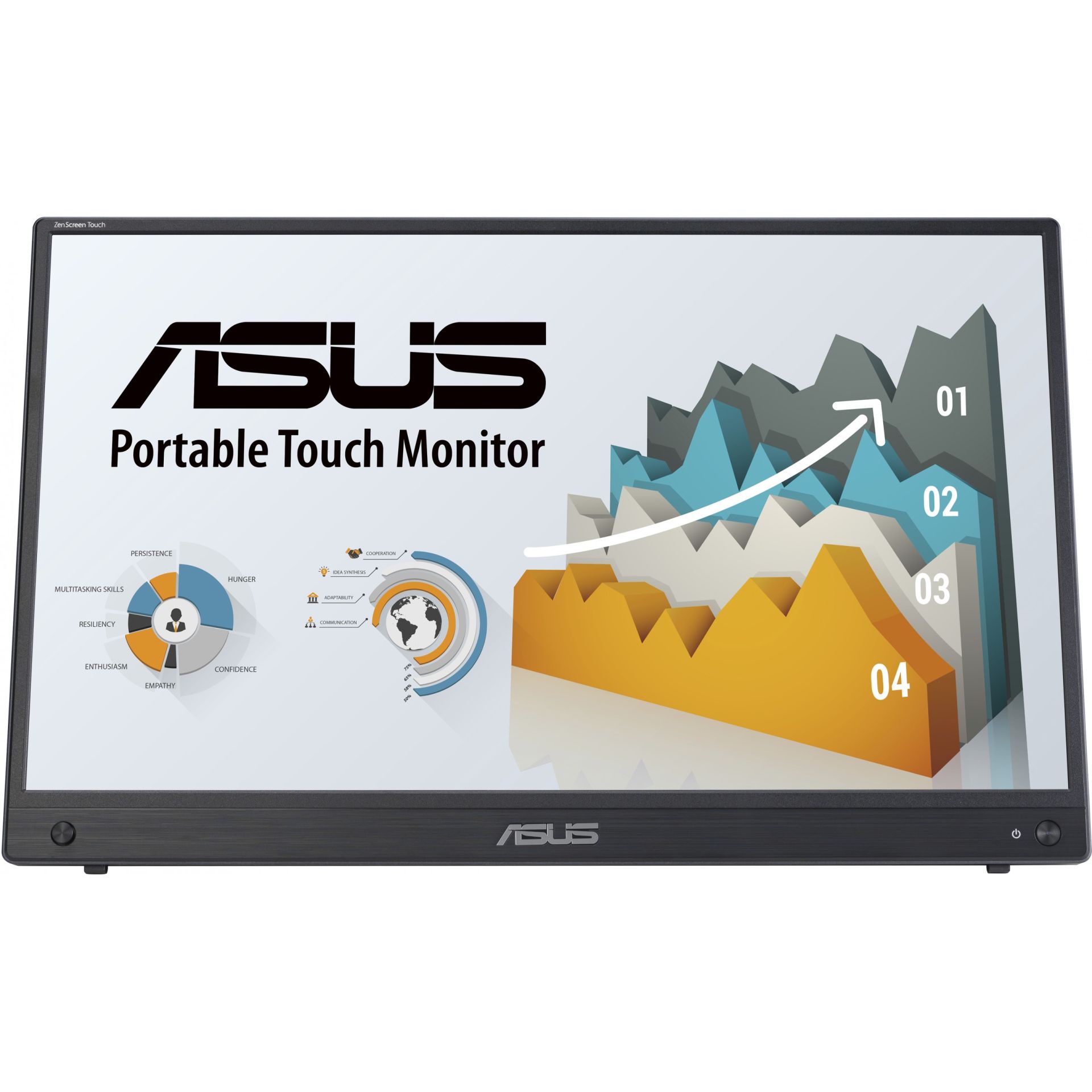 Monitor ASUS ZenScreen MB16AHT / 15.6″ / 1920×1080 / 60Hz / IPS / I zi