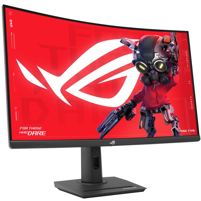 Monitor Gaming i lakuar ASUS ROG Strix XG32WCS / 31.5" 2K Quad HD 180 Hz 1 ms Fast VA Curved / HDMI DP / e zezë - Figura 2