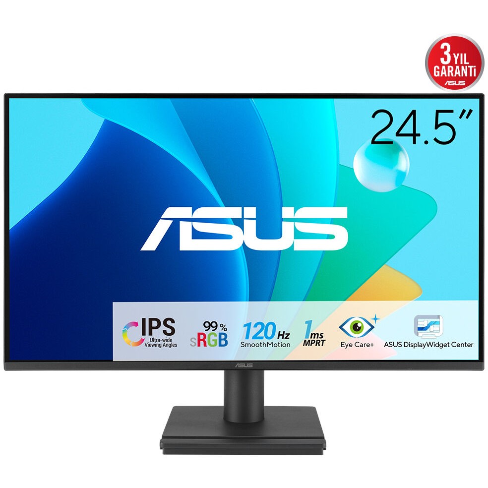 Monitor ASUS Eye Care VA259HGA / 24.5″ / Full HD IPS LCD / 120Hz / 1ms / VGA + HDMI - Zezë