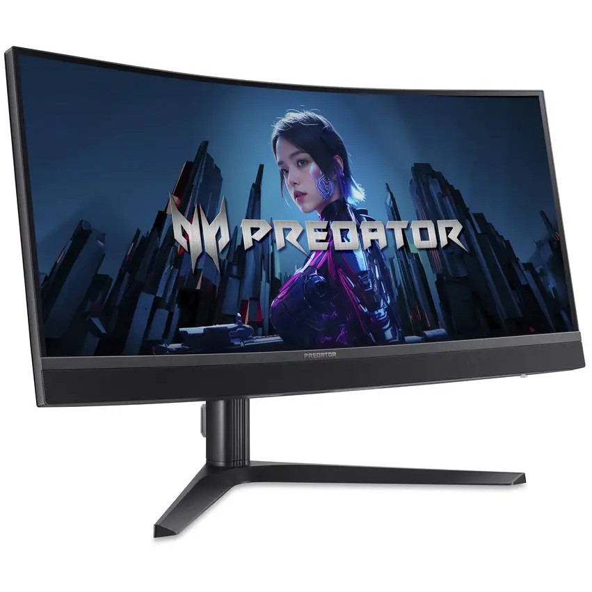 Monitor Gaming i lakuar Acer Predator X34V3b / 34" UltraWide Quad HD 180Hz 1 ms VA Curved / HDMI, DisplayPort / e zezë - Figura 2
