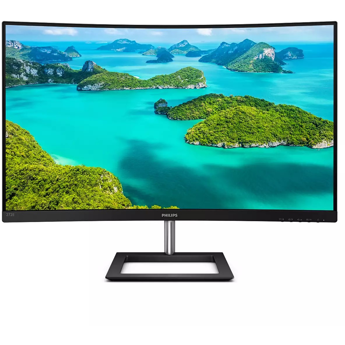 Monitor Philips 272E1CA / 27″ / Full HD VA LCD / 75Hz / 4ms / VGA + HDMI + DP - Zezë - Figura 2