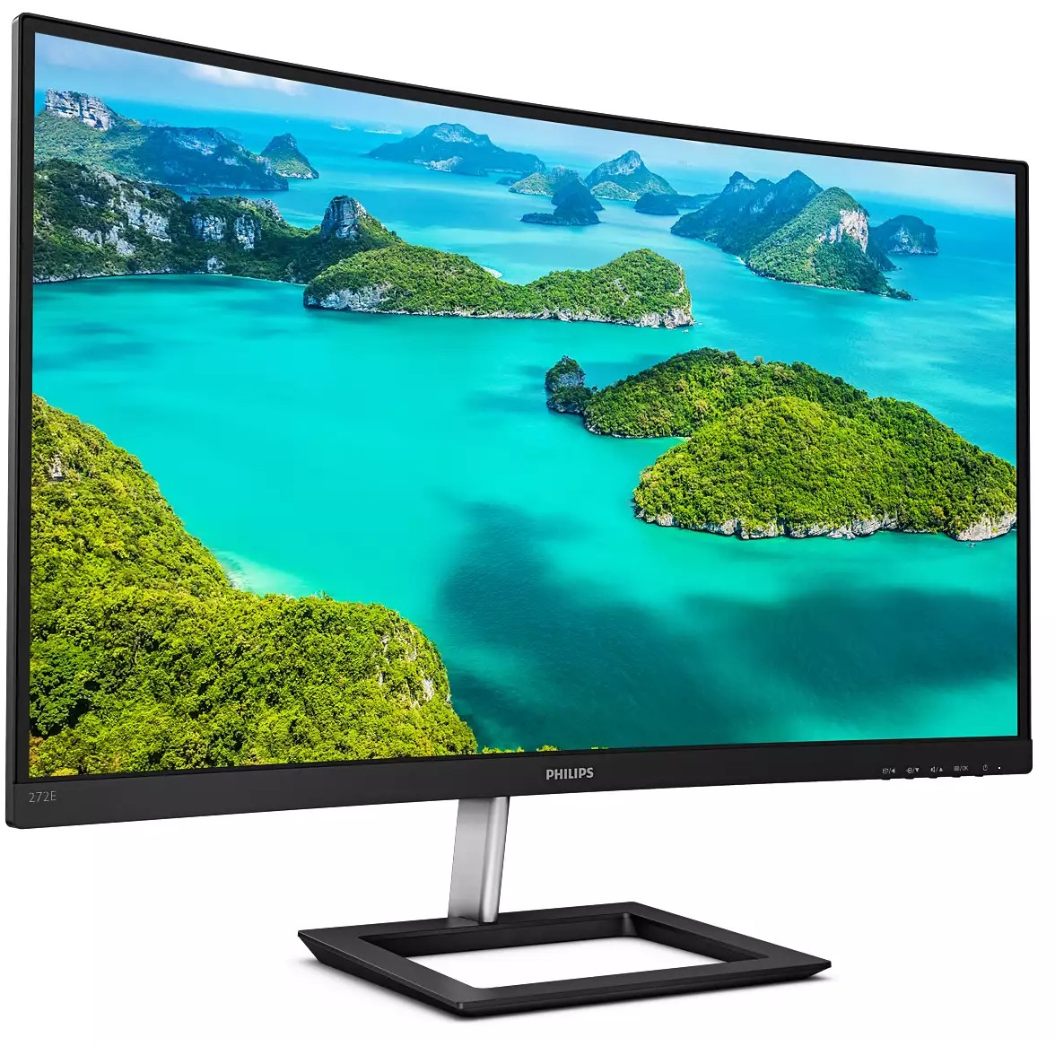 Monitor Philips 272E1CA / 27″ / Full HD VA LCD / 75Hz / 4ms / VGA + HDMI + DP - Zezë - Figura 3