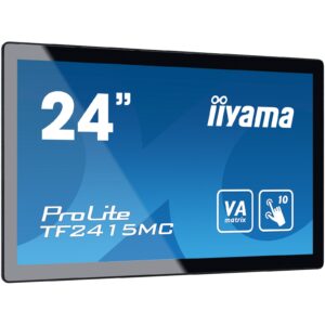 Monitor IIYAMA TF2415MC-B2 / 23.8″ / Full HD VA LED Touch / 75Hz / 16ms / USB + VGA + HDMI + DP - Zezë