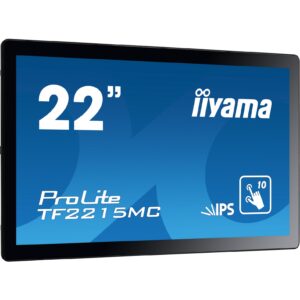 Monitor IIYAMA TF2215MC-B2 / 21.5″ / Full HD IPS LED Touch / 75Hz / 14ms / USB + VGA + HDMI + DP - Zezë