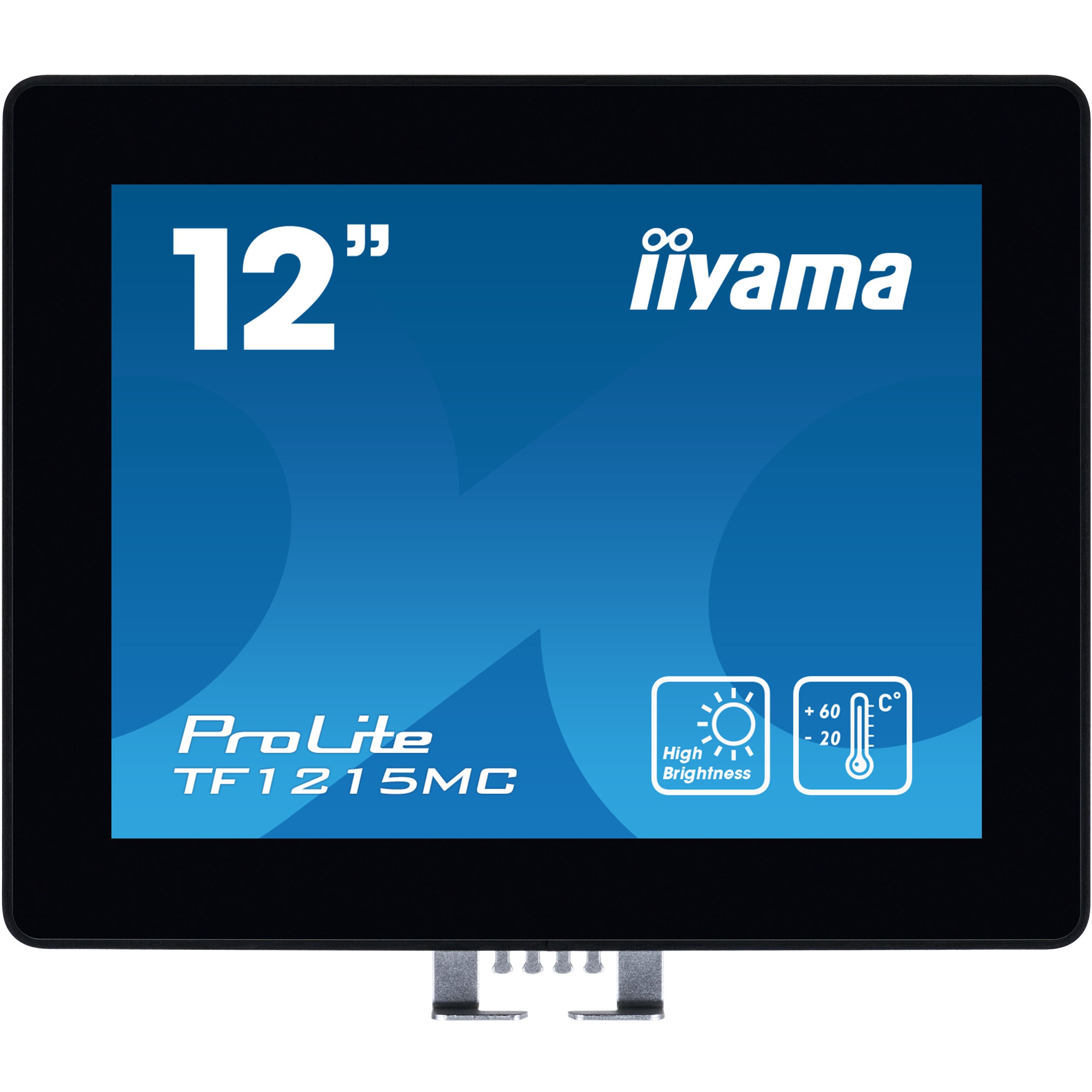 Monitor IIYAMA TF1215MC-B1 / 12.1″ / XGA IPS LCD Touch / 75Hz / 25ms / USB + HDMI + DP + VGA - Zezë - Figura 2