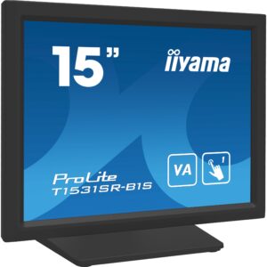 Monitor IIYAMA T1531SR-B1S / 15″ / XGA VA LCD Touch / 18ms / USB + VGA + HDMI + DP - Zezë