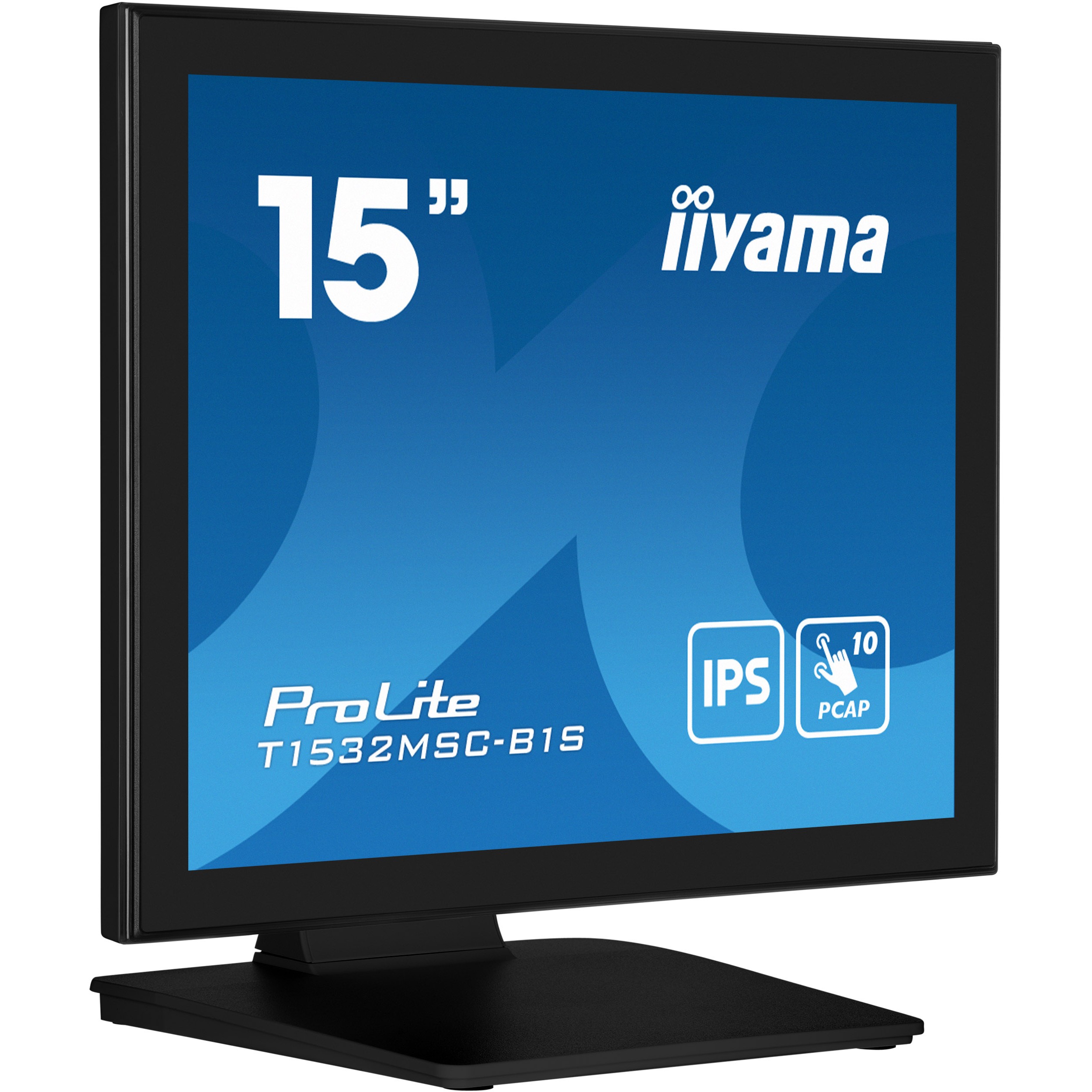 Monitor IIYAMA T1532MSC-B1S / 15″ / XGA TN LCD Touch / 8ms / USB + VGA + HDMI + DP - Zezë - Figura 2