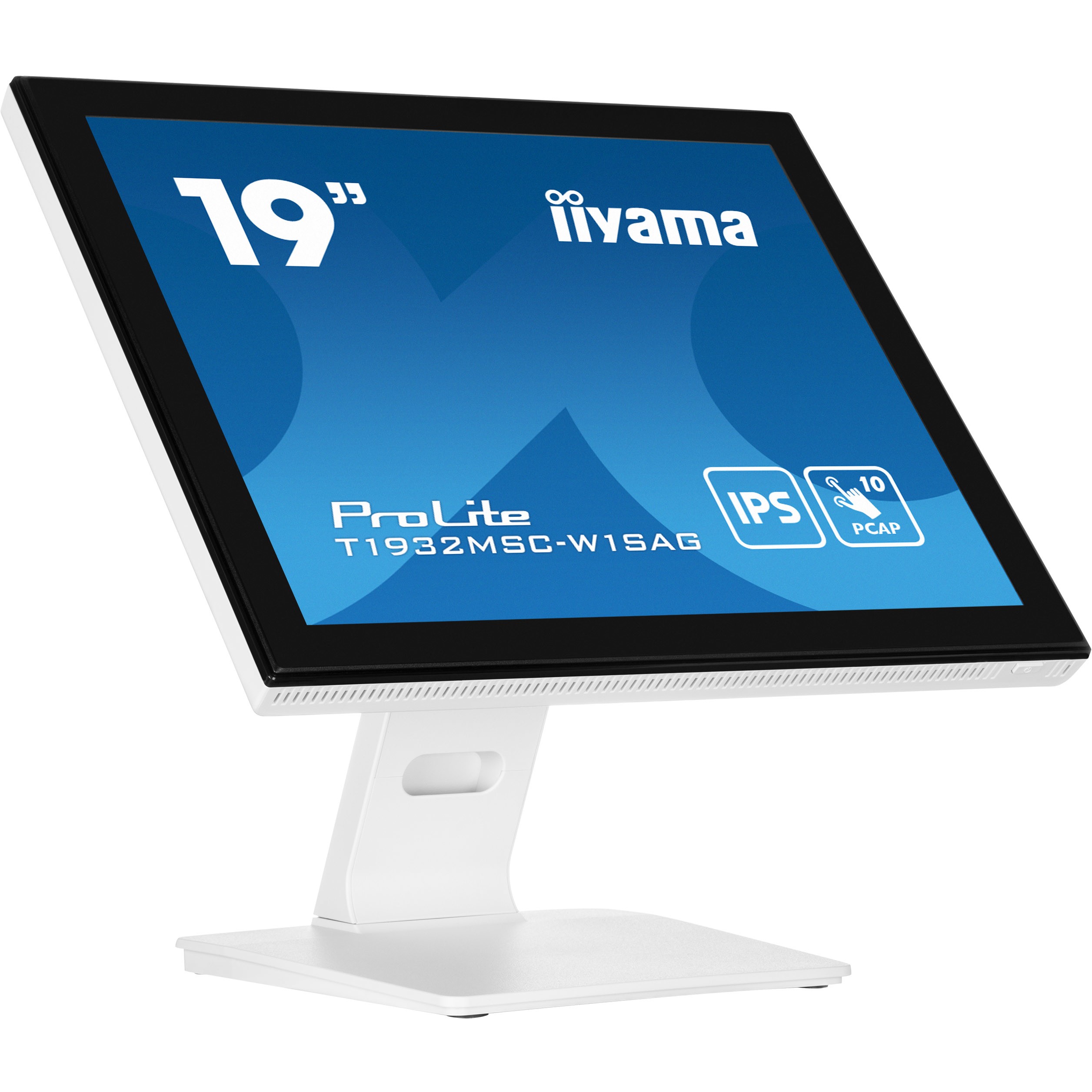 Monitor IIYAMA T1932MSC-W1SAG / 19″ / SXGA IPS LED Multi Touch / 14ms / HDMI+DP+VGA -Bardhë