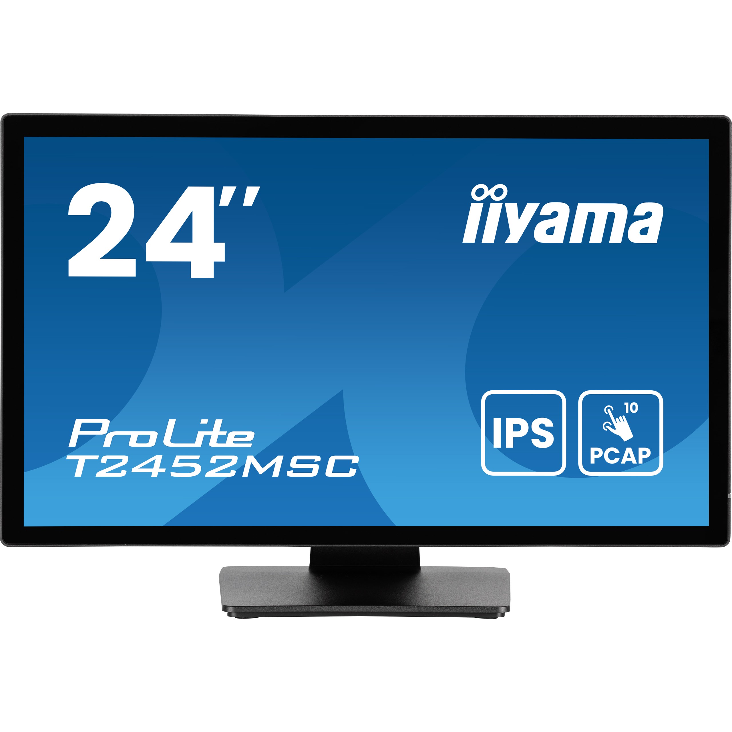 Monitor IIYAMA T2452MSC-B1AG / 23.8″ / Full HD IPS LED Touch / 100Hz / 5ms / HDMI + DP + USB - Zezë - Figura 2