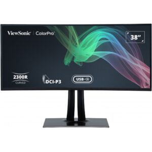 Monitor ViewSonic VP3881A / 38″ / Quad HD+ IPS LED / 60 Hz / 5ms / HDMI + DP + USB-C / Curved - Zezë