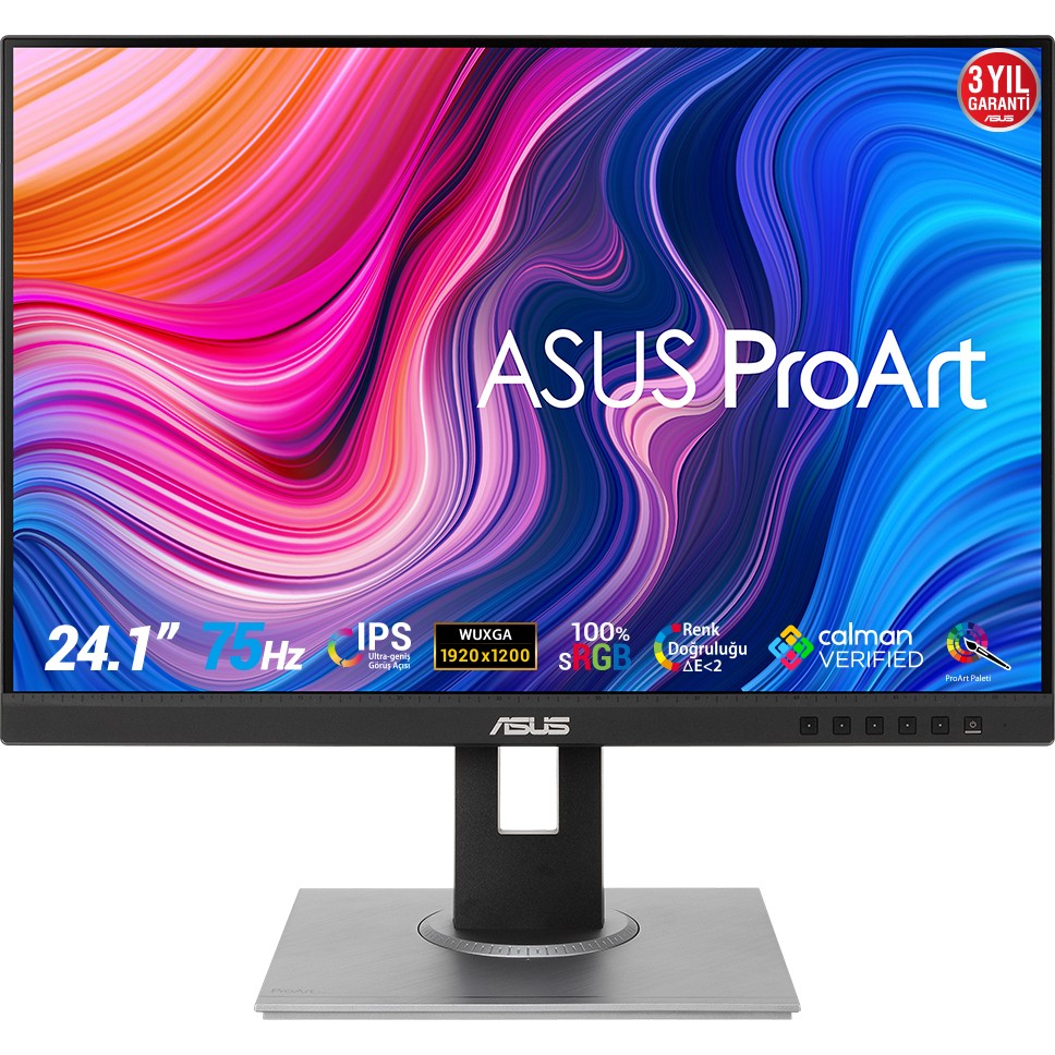 Monitor ASUS ProArt PA248QV / 24.1″ / WUXGA IPS LED / 75Hz / 5ms / USB + VGA + HDMI + DP - Zezë