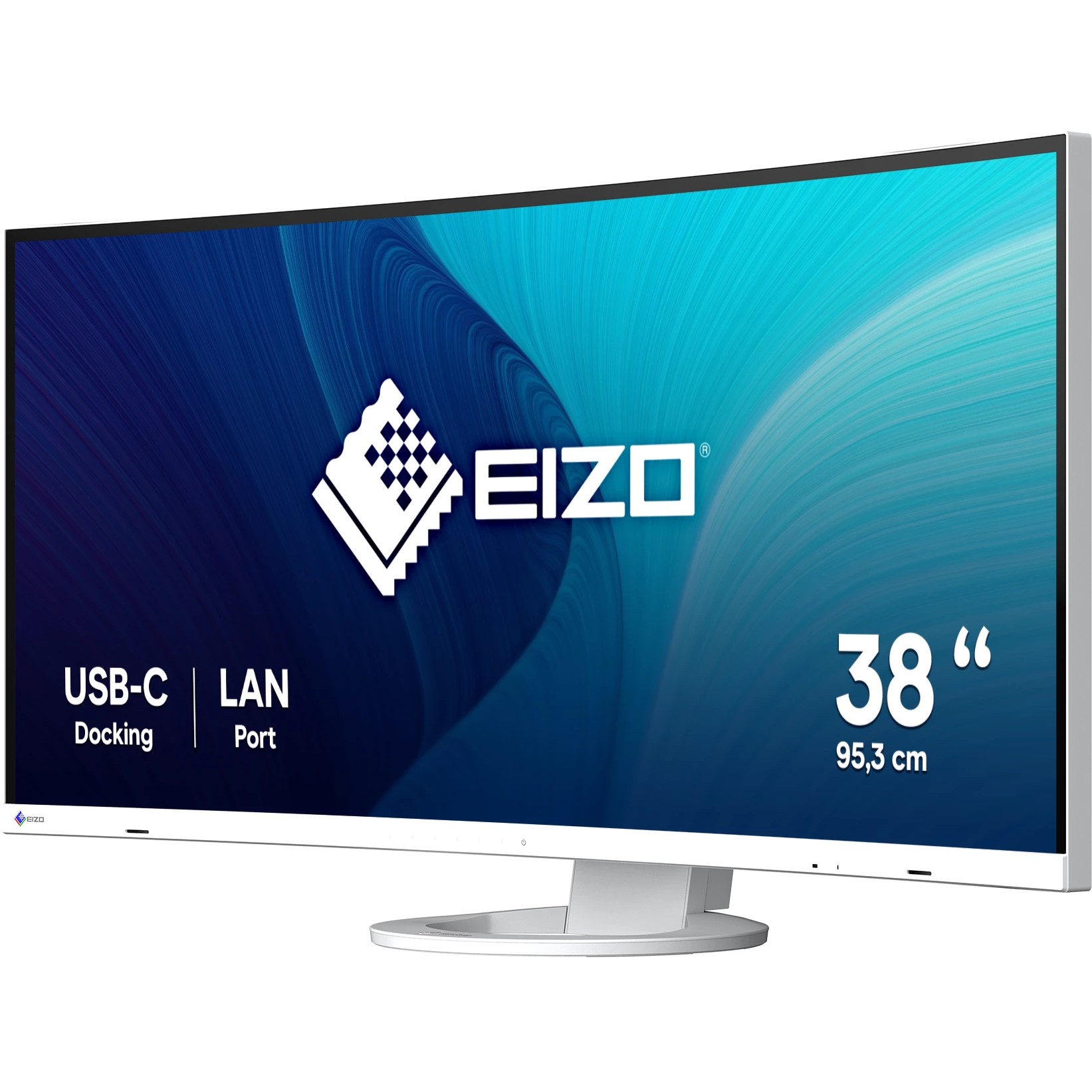 Monitor i lakuar EIZO EV3895-WT / 37.5" 4K UltraWide Quad HD+ 60 Hz 5 ms IPS Curved / HDMI DP USB-C / e bardhë - Figura 2