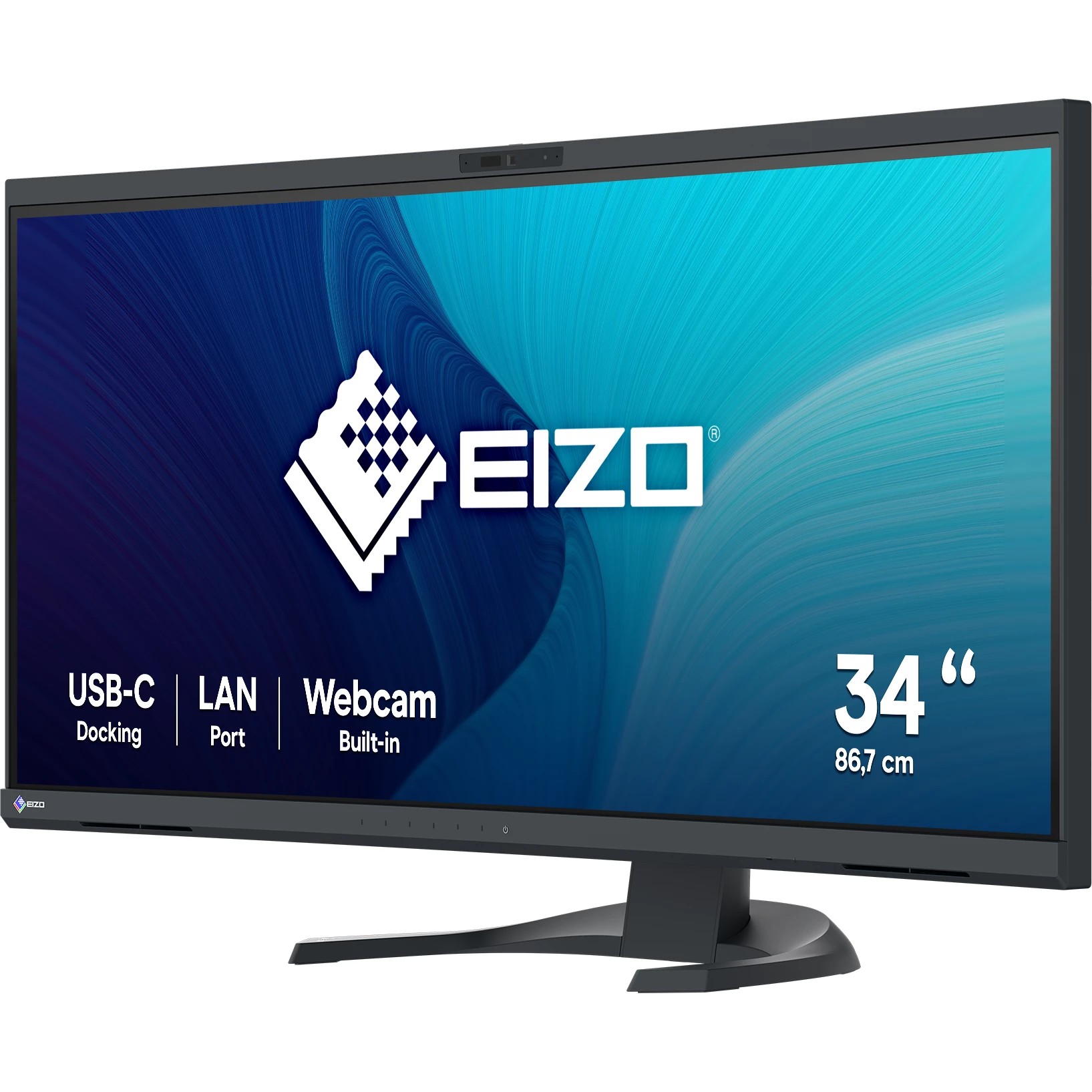 Monitor i lakuar EIZO EV3450XC-BK / 34.1" UltraWide Quad HD 4K 5 ms Curved / HDMI DP USB-C / e zezë - Figura 2