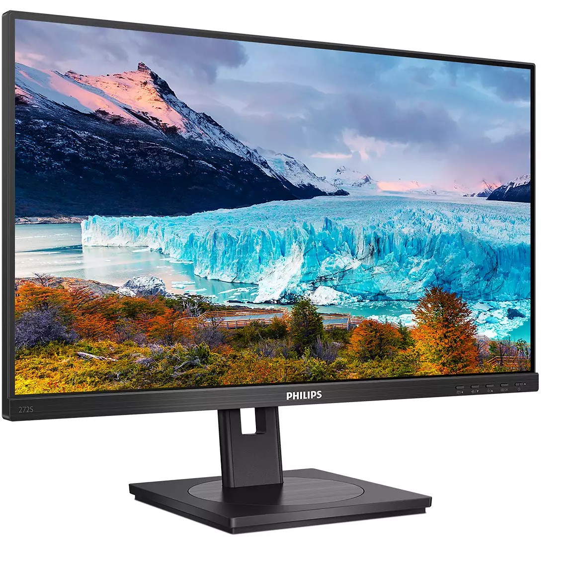 Monitor Philips 272S1M / 27″ / FHD IPS LCD / 75Hz / 4ms / VGA + DVI + HDMI + DP + USB Hub - Zezë - Figura 3