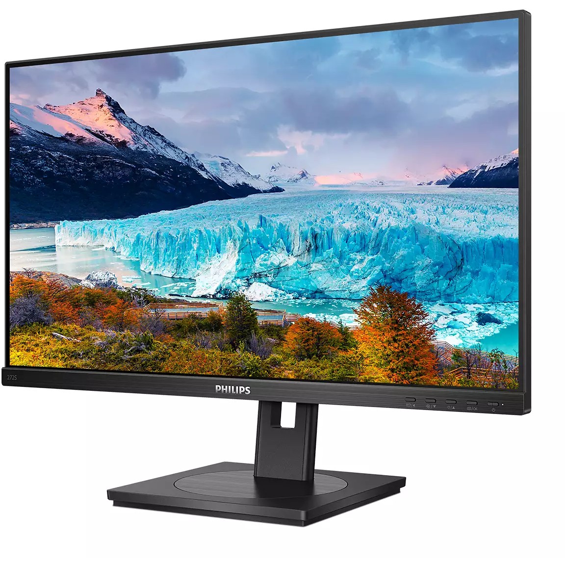 Monitor Philips 272S1M / 27″ / FHD IPS LCD / 75Hz / 4ms / VGA + DVI + HDMI + DP + USB Hub - Zezë - Figura 4