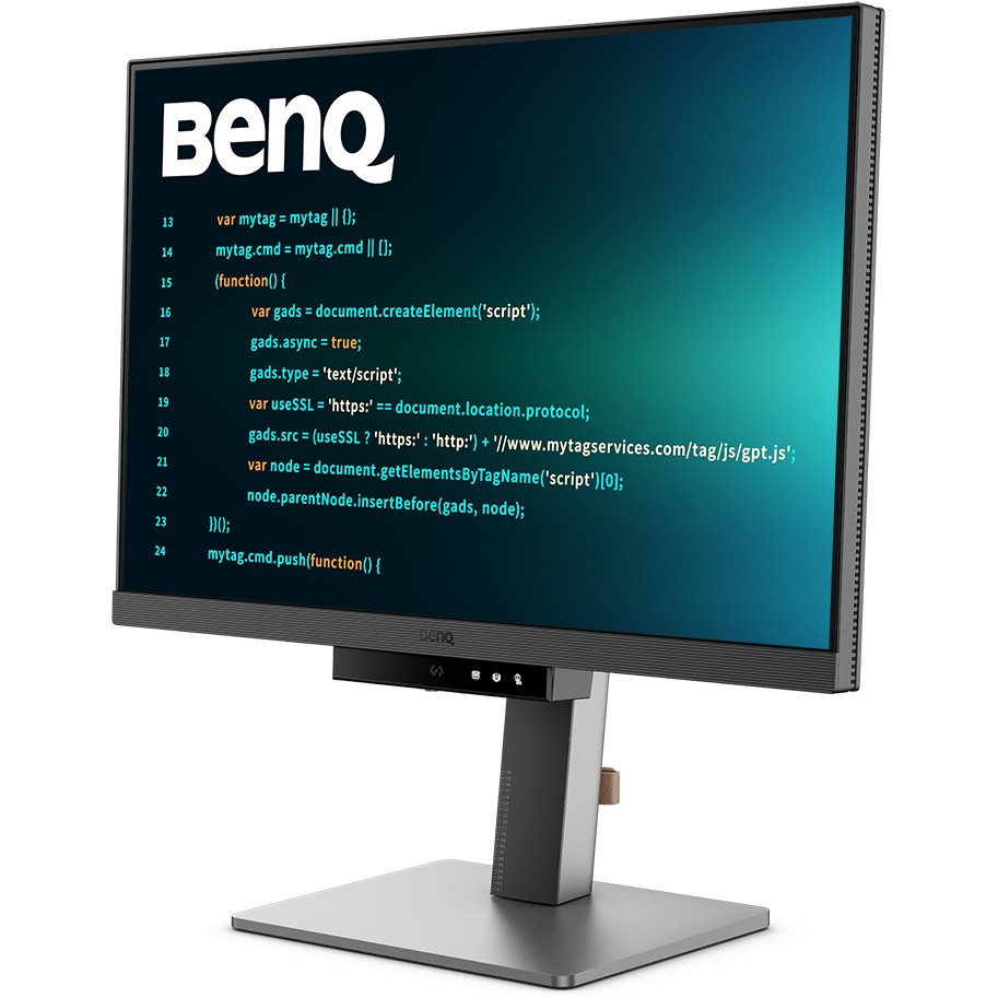 Monitor BenQ RD240Q / 24.1″ / WQXGA IPS LCD / 60Hz / 5ms / HDMI + DP + USB-C / Speaker - Zezë - Figura 2