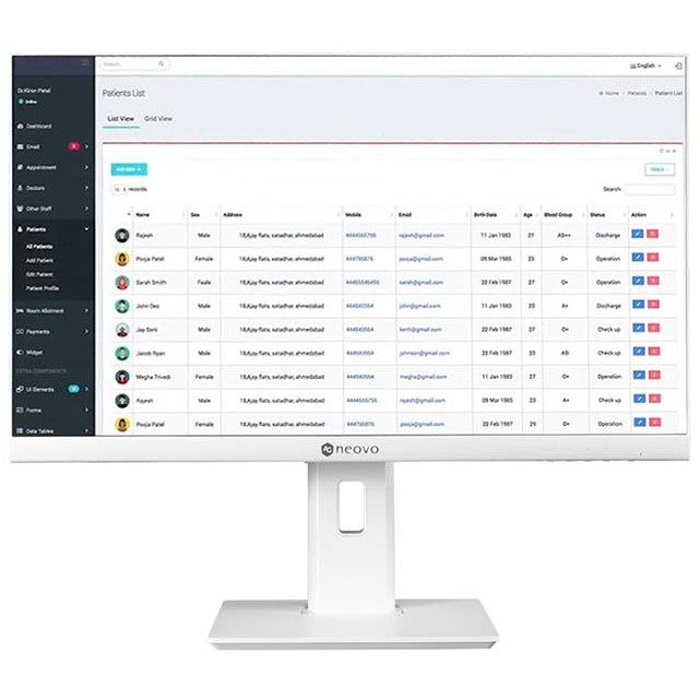 Monitor Neovo ME-2701 / 27 inch Full HD / 100 Hz / 5 ms / i bardhë - Figura 4