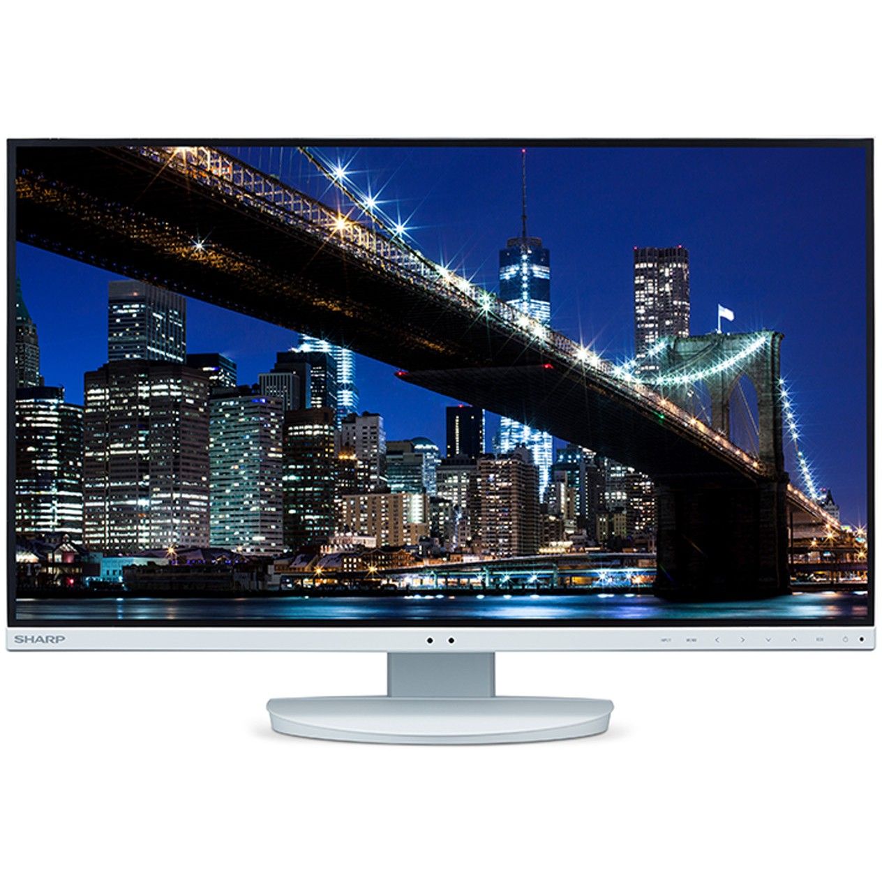 Monitor për punë Sharp MultiSync EA272Q / 27"/ WQHD IPS LCD / 75Hz / 6 ms / USB+HDMI+DisplayPort - Bardhë