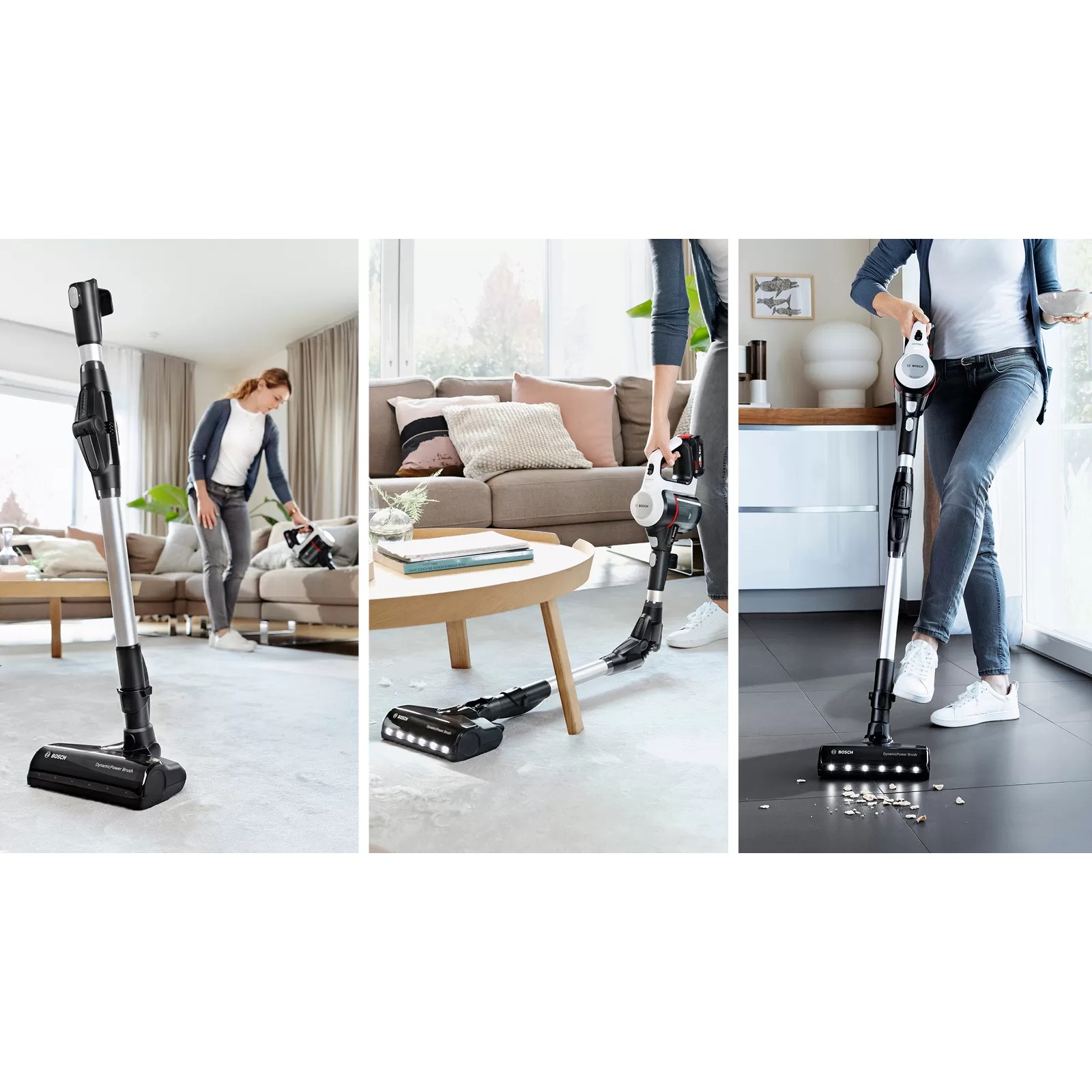 Fshesë robotike Bosch / Unlimited 7 BBS711W / Cordless Stick Vacuum Cleaner - Zezë - Figura 2