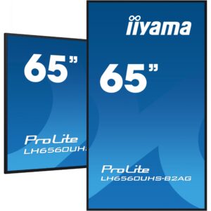 Ekran Prezantues iiyama ProLite LH6560UHS-B2AG / 65″ / 4K UHD VA LED / 60Hz / 6.5ms / HDMI + USB / Speaker - Zezë