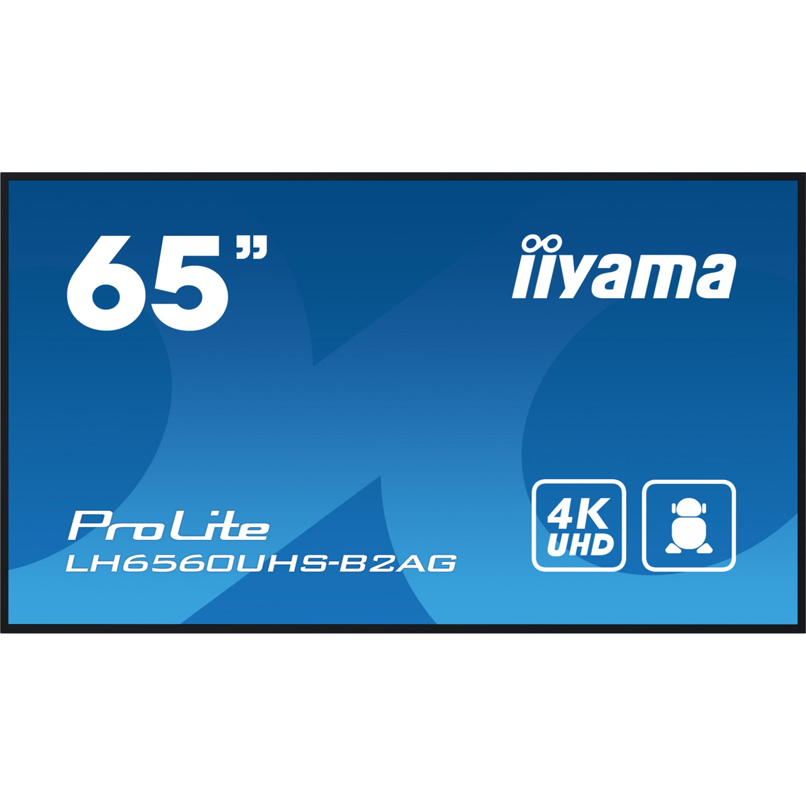 Ekran Prezantues iiyama ProLite LH6560UHS-B2AG / 65″ / 4K UHD VA LED / 60Hz / 6.5ms / HDMI + USB / Speaker - Zezë - Figura 2