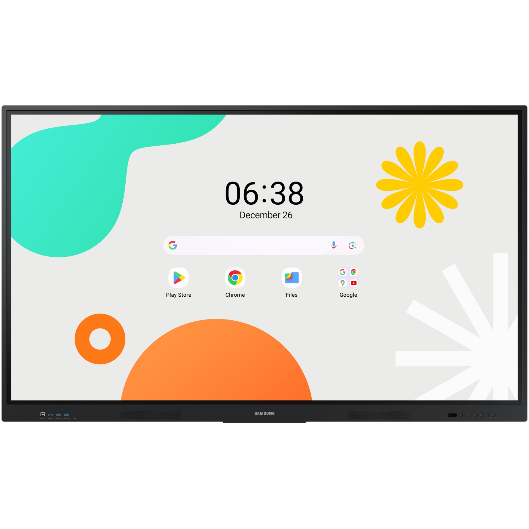 Smart Board Samsung Signage WA65F / 65″ / 4K UHD IPS Touchscreen / 8ms / HDMI + USB-C / Android / Speaker - Zezë