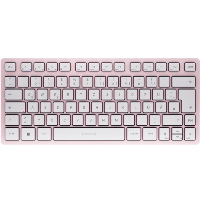 Tastierë CHERRY KW 7100 MINI BT / pa kabllo / Bluetooth / mekanike / rozë