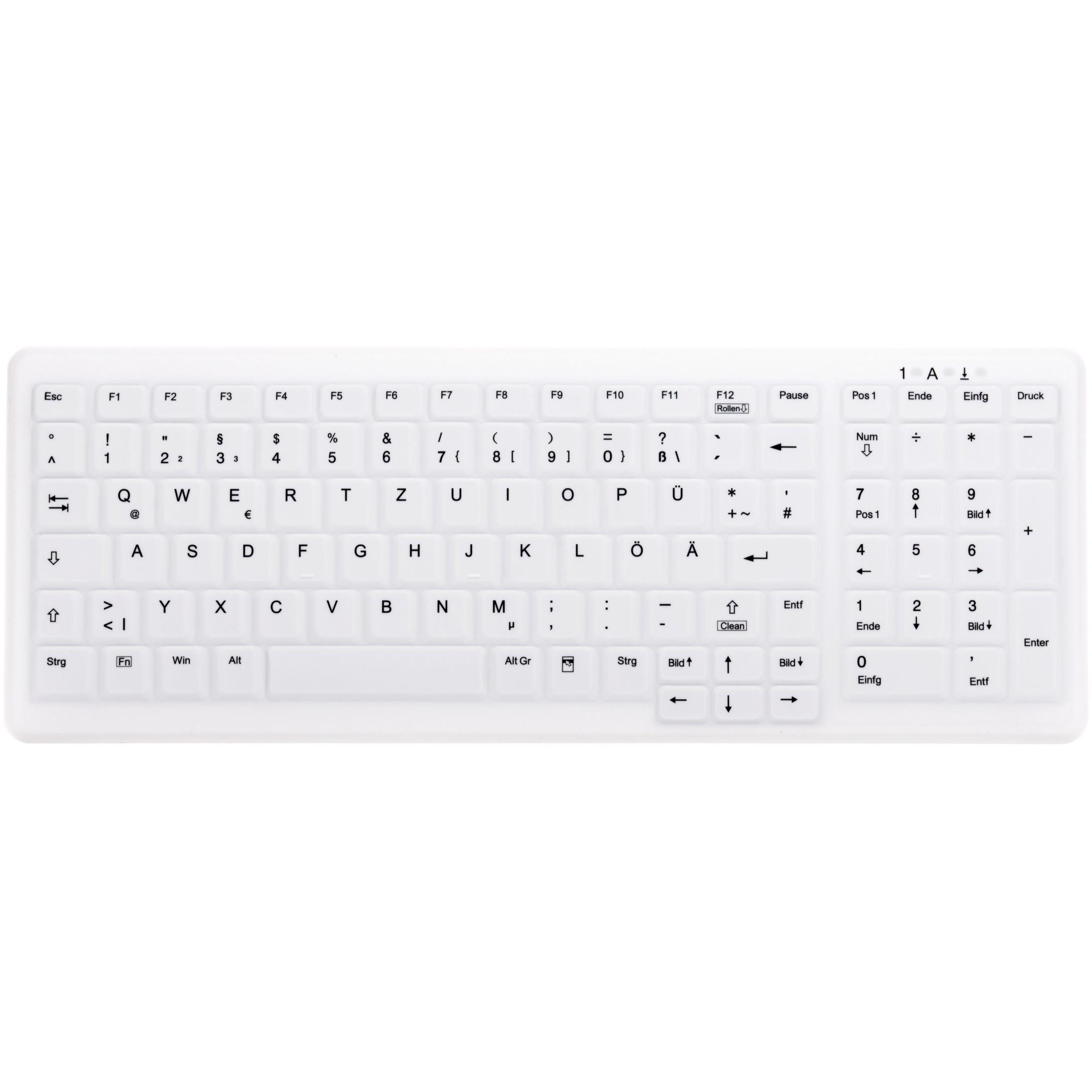 Tastierë CHERRY AK-C7000 / pa kabllo / RF / e bardhë