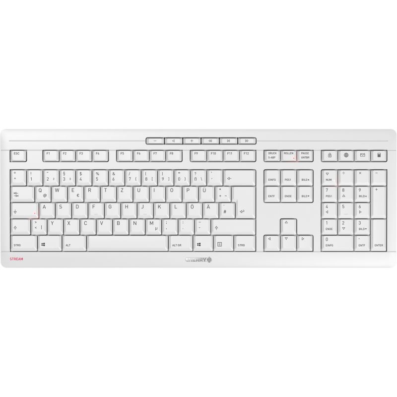 Combo (Tastierë & Maus) CHERRY Stream Desktop - Bardhë - Figura 2