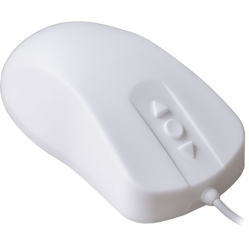 Maus me kabllo CHERRY AK-PMH12 – Bardhë