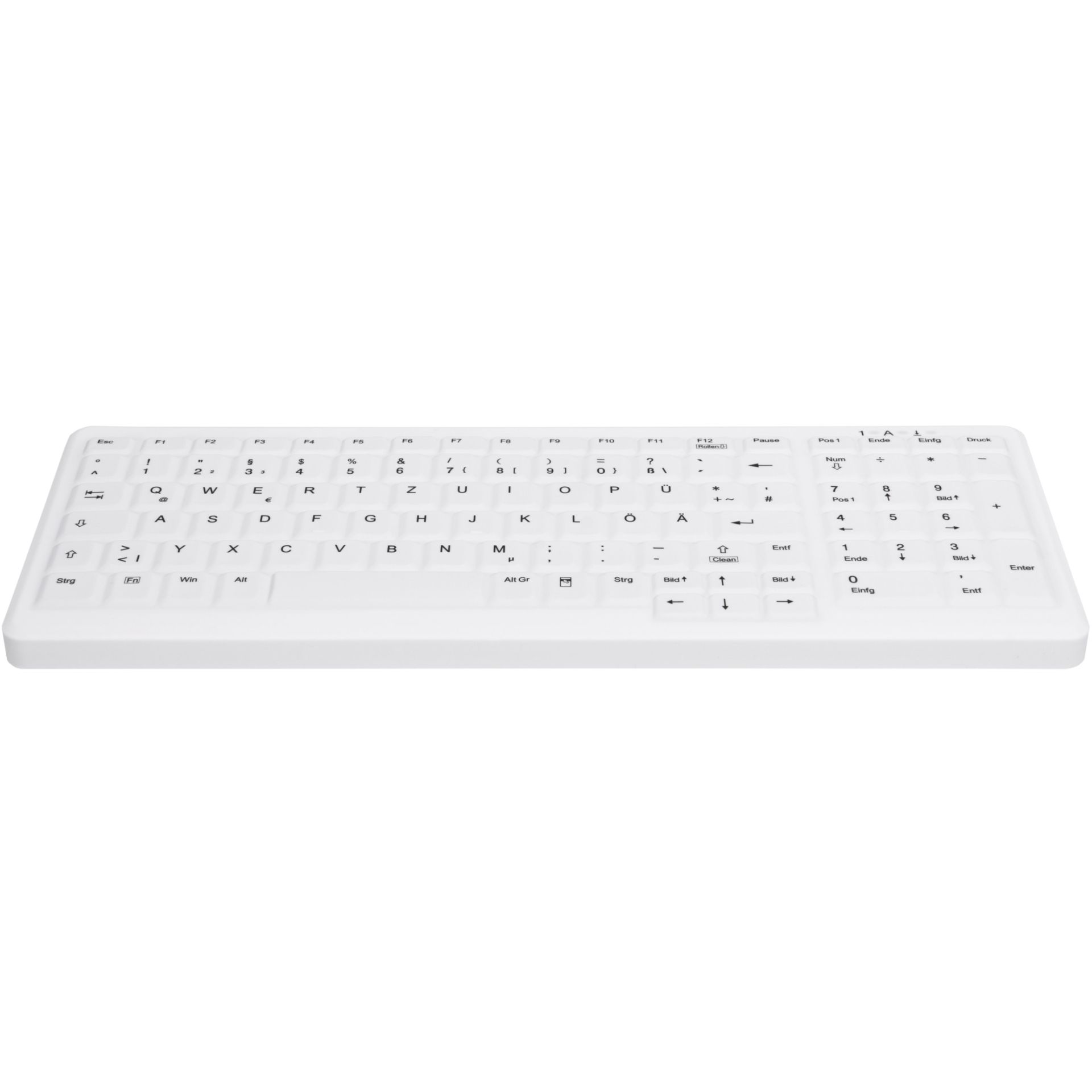 Tastierë me kabllo Industriale CHERRY ACTIVE KEY MTA AK‑C7000 / IP68 / DE Layout – Bardhë - Figura 3