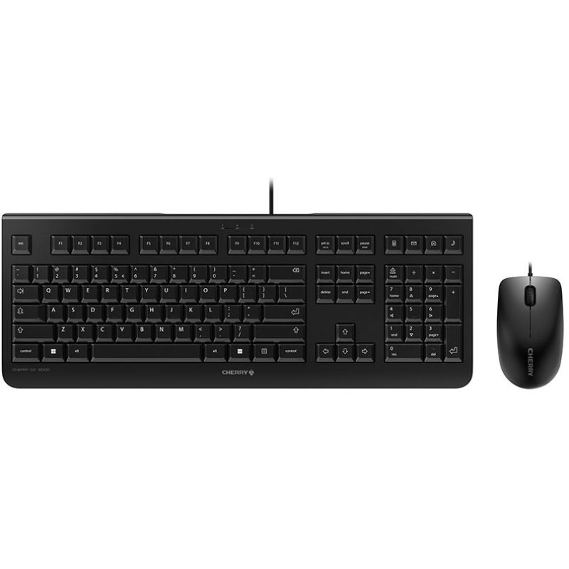 Combo (Tastierë & Maus ) CHERRY DC 2000 Wired / QWERTY – Zezë