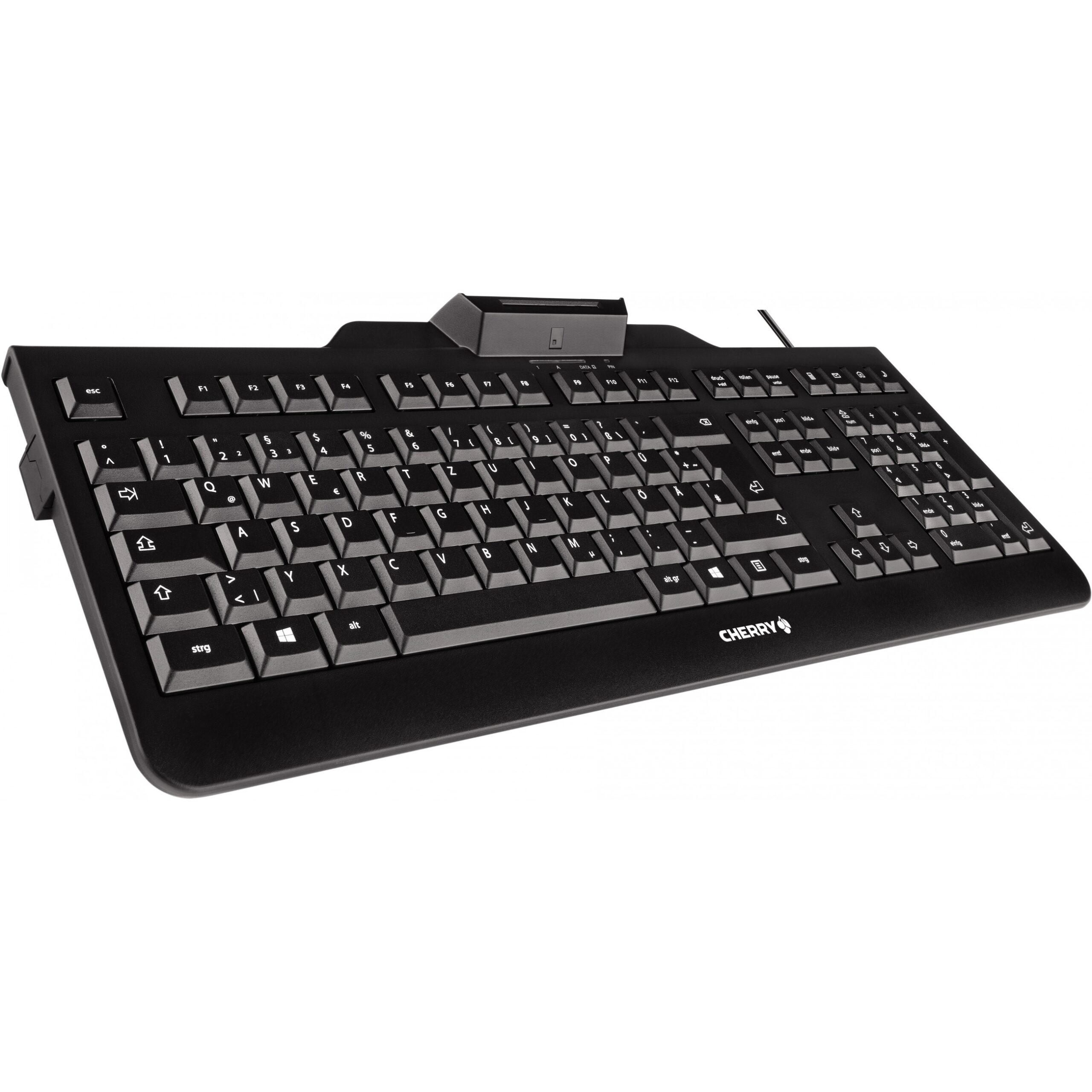 Tastierë CHERRY KC 1000 SC UK-ENGLISH / e zezë - Figura 2