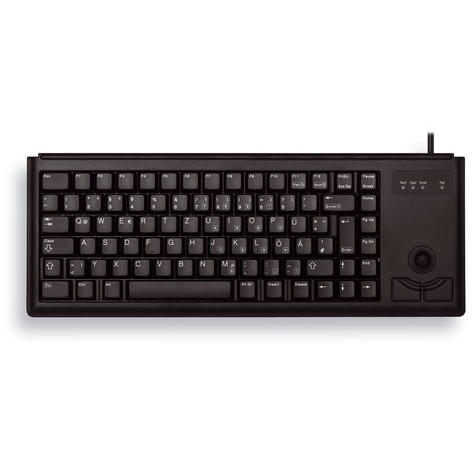 Tastierë me kabllo CHERRY G84-4400 TRACKBALL / USB / e zezë - Figura 2