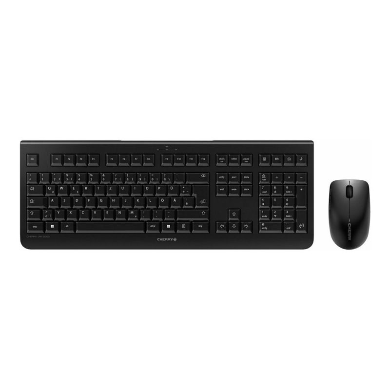 Combo (Tastierë & Maus) CHERRY Desktop-Set DW 3000 Wireless HU-Layout – Zezë