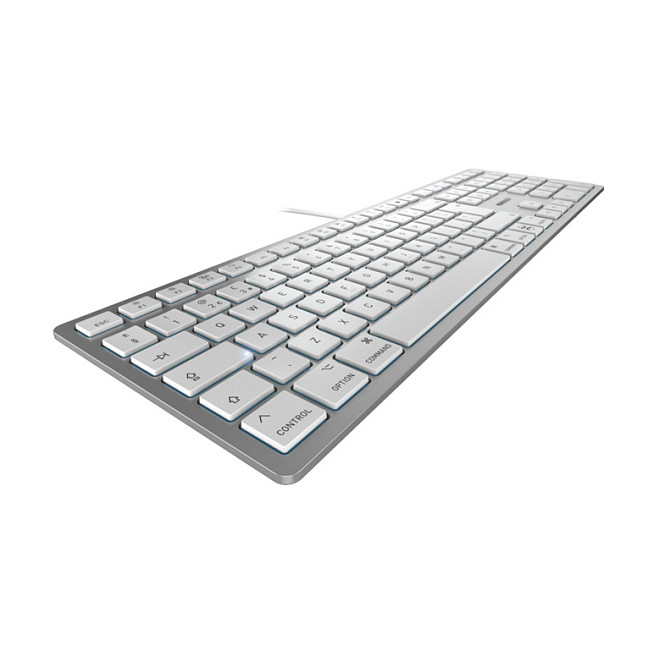Tastierë CHERRY KC 6000 C for Mac / QWERTY / English Language - Bardhë / Argjend - Figura 2