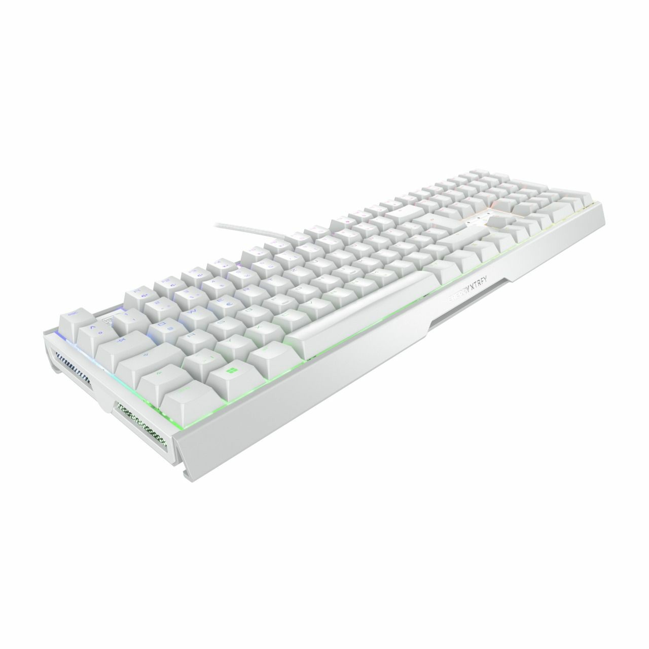 Tastierë Gaming CHERRY XTRFY MX 3.1 RGB Wired / MX2A Brown / German Layout / QWERTZ - Bardhë - Figura 4
