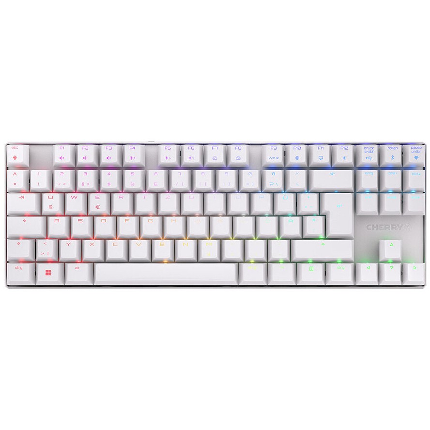Tastierë pa kabllo Cherry MX 8.2 TKL / QWERTZ - Bardhë